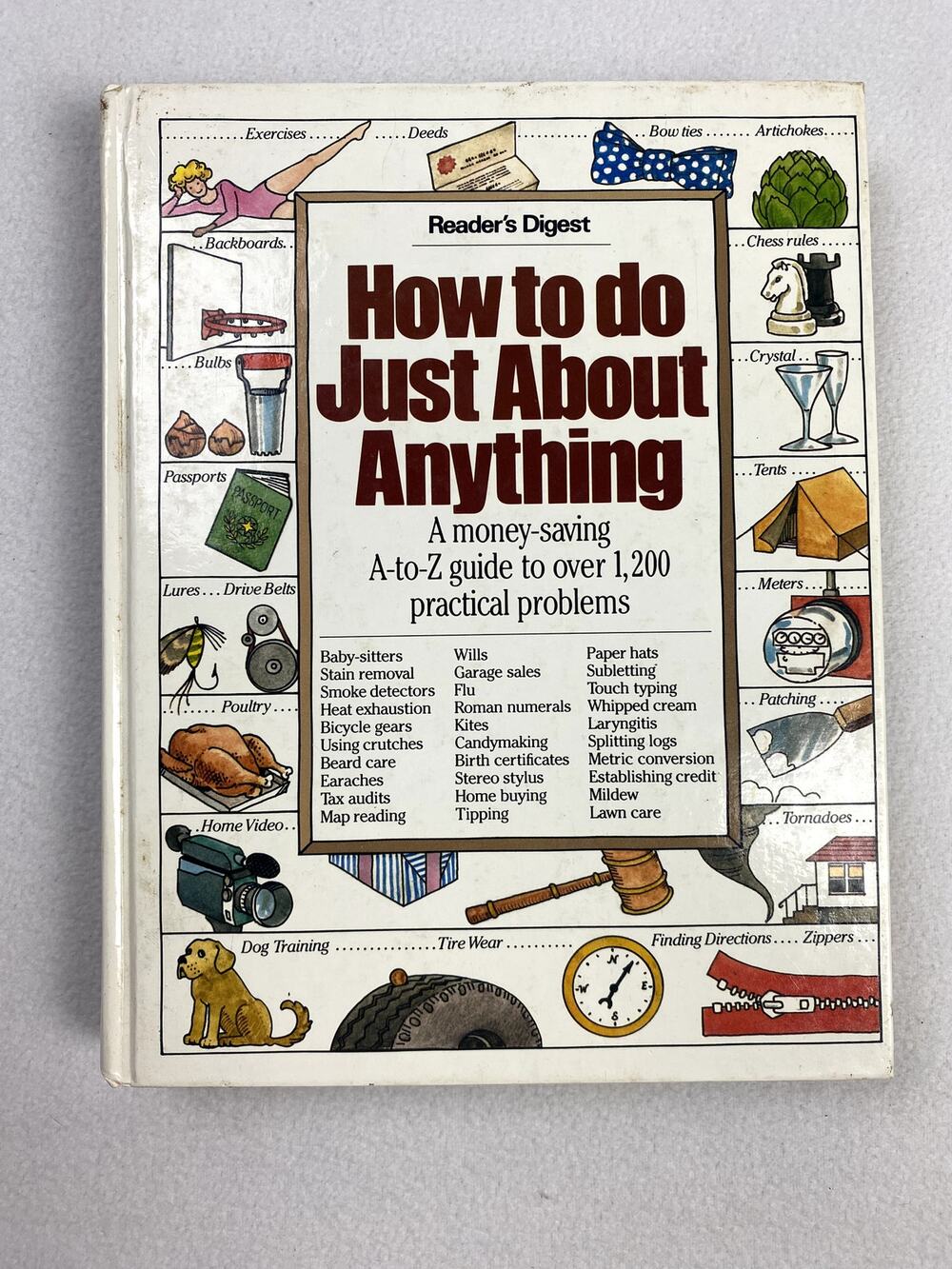 Vintage 1986 Readers Digest How to Do Just About Anything Money Saving A-Z Guide